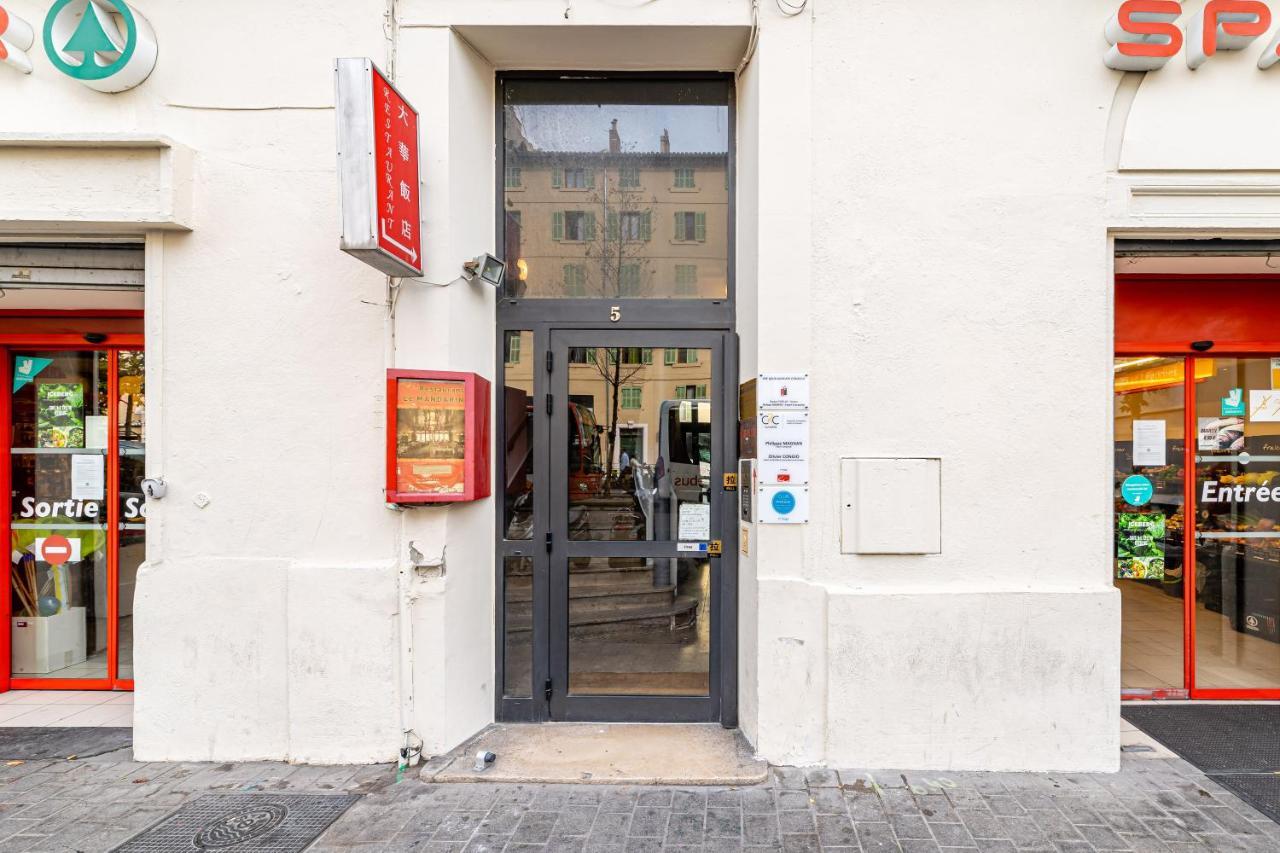 Studio Travel 24M2, 120M Vieux-Port ,Clim , Wifi ,Acces Autonome Avec Code Marsella Exterior foto